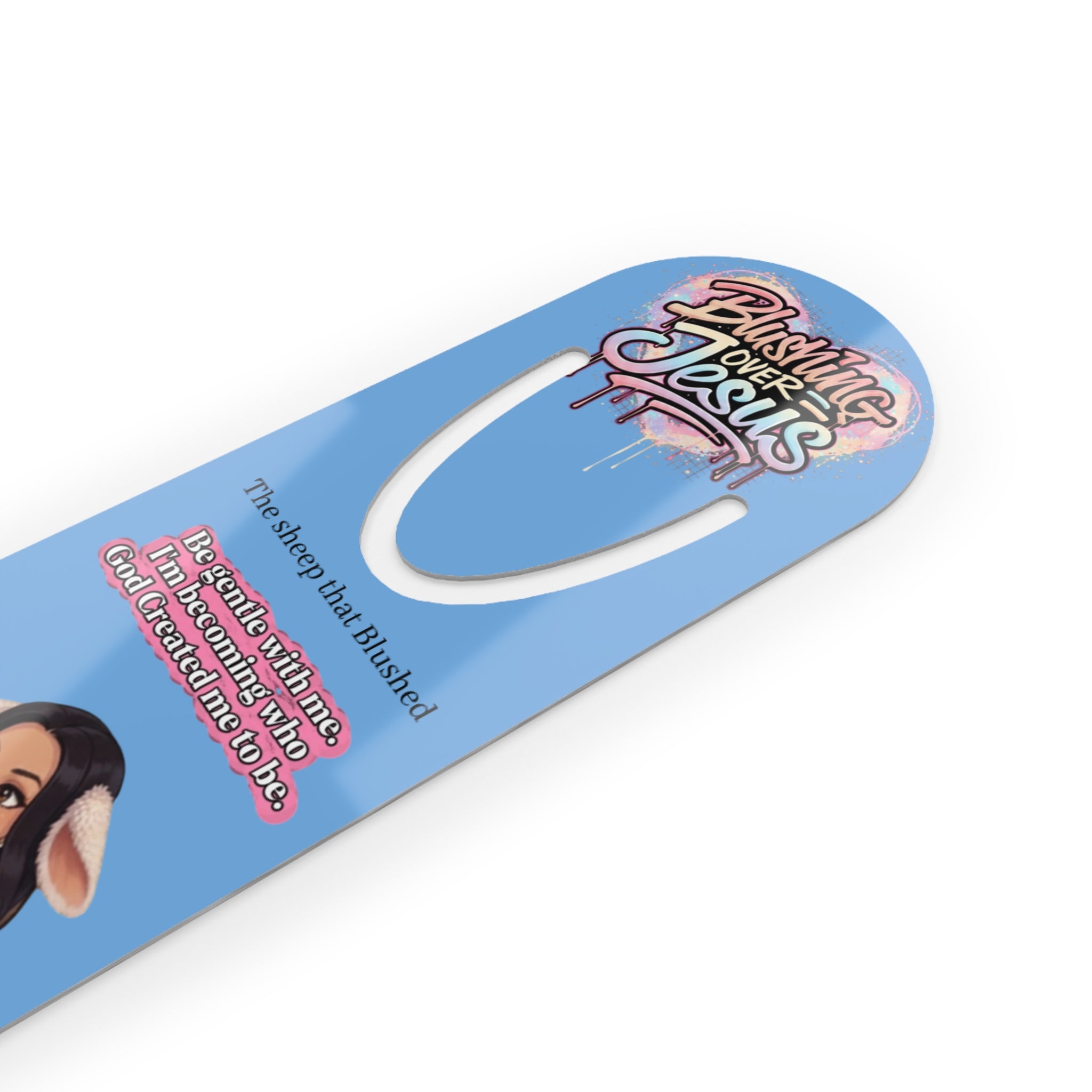 Christian Bookmark — "I'm Just a Girl Who Loves Jesus" Reading Marker